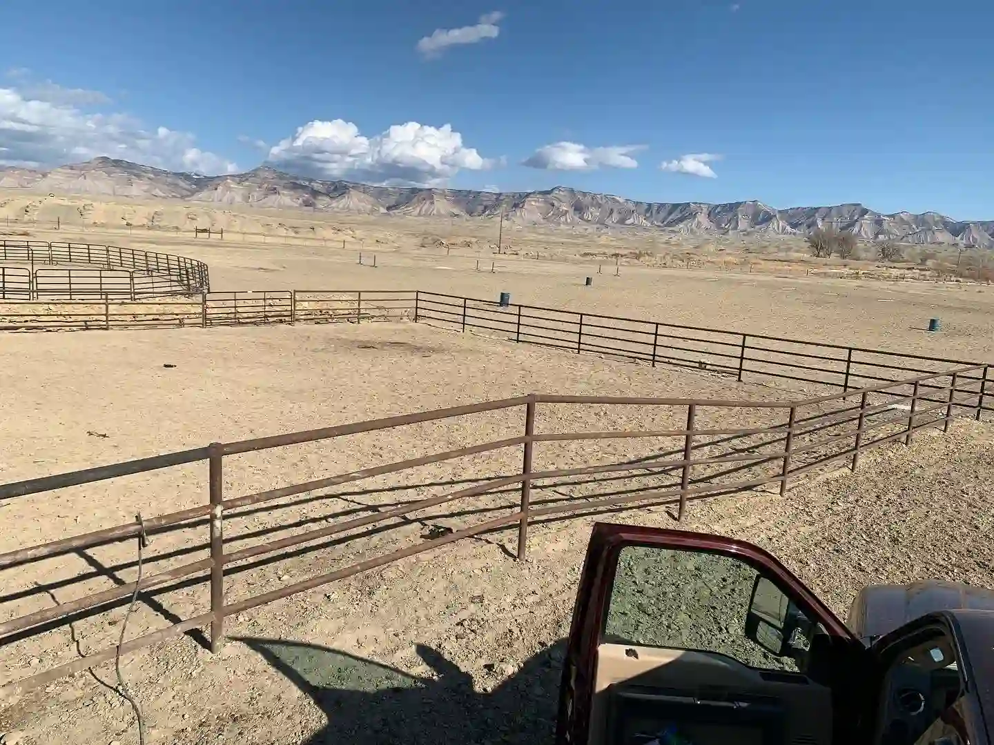 Another view of the drill-pipe ranch project